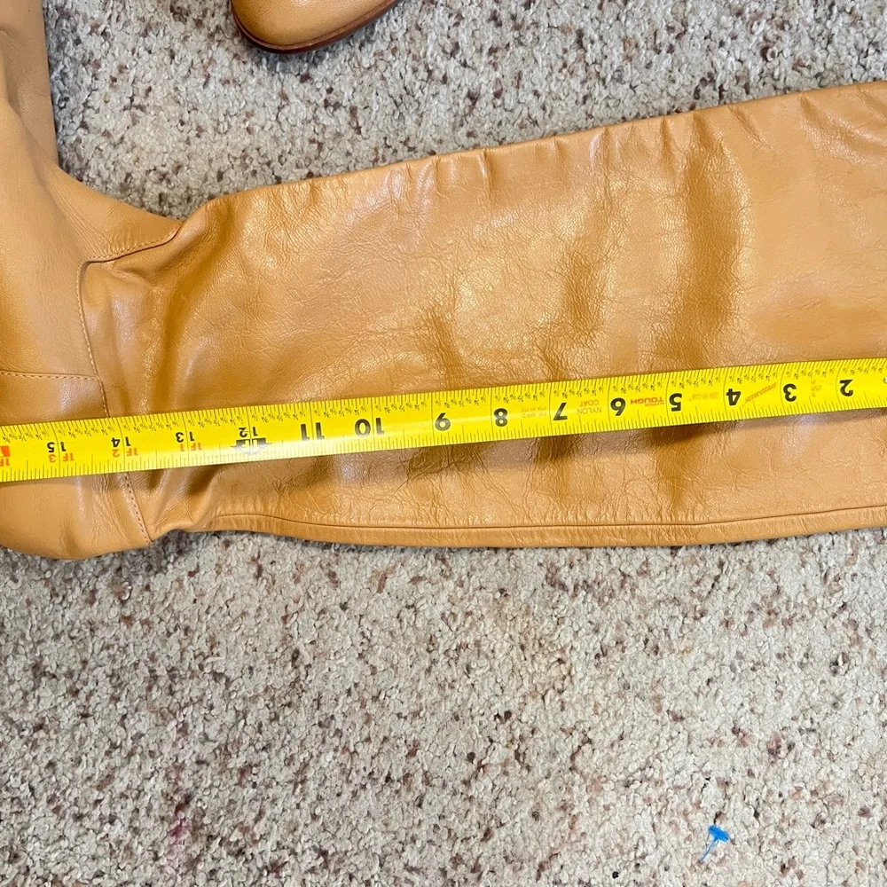 Banana Republic Tan Leather Knee-High‎ soft Boots women’s size 9.5 winter fall